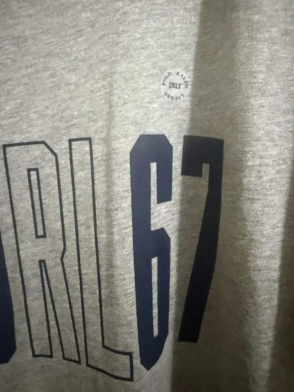 Polo Ralph Lauren Men's POLORL67 Graphic T-Shirt Gray Size 2XLT New